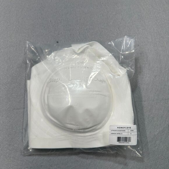 Honeylove Silhouette Bra White 1X Wireless Padded Adjustable Straps - Picture 2 of 4